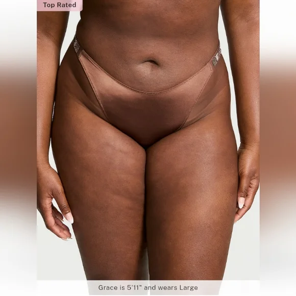 VS Very Sexy Thong Panty Mousse NWT NIP - Picture 2 of 4